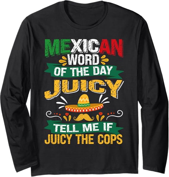 Cinco de Mayo Party Long Sleeve T-Shirt for Men & Women – Mexican Celebration Apparel