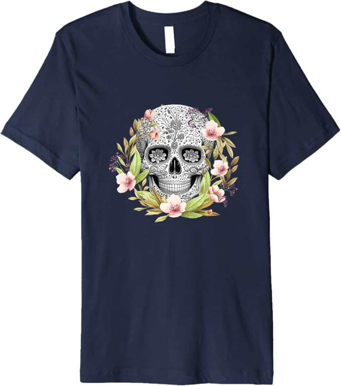 Calaveras Mexican Día De Los Muertos Men T-Shirt - Premium Design