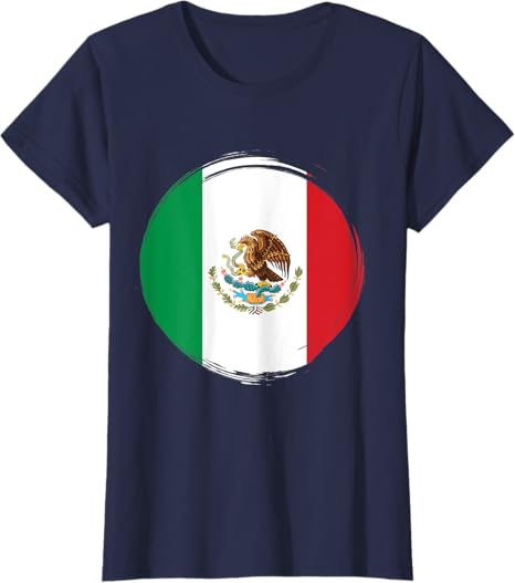Mexico National Flag Women T-Shirt | Camiseta Con Bandera de México