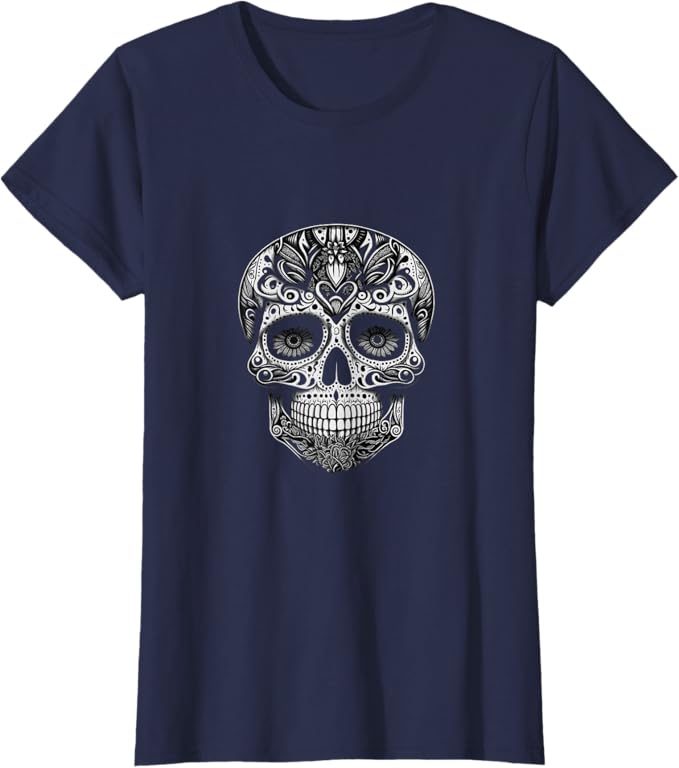 Dia de los Muertos Skull Calaveras Women T-Shirt - Day of the Dead Mexico Shirt