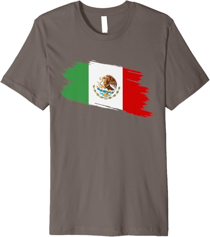 Bandera Mexicana Mexico Flag Vintage Men T-Shirt - Premium Camiseta Design