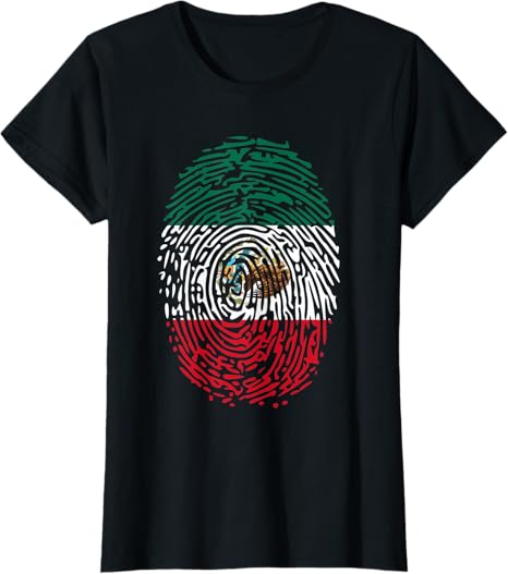 Vintage Mexico DNA Flag Women T-Shirt - Mexican Pride Shirt