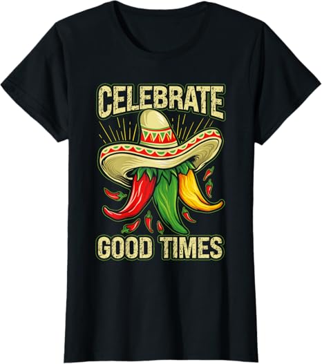 Cinco de Mayo Mexican Party T-Shirt for Men & Women