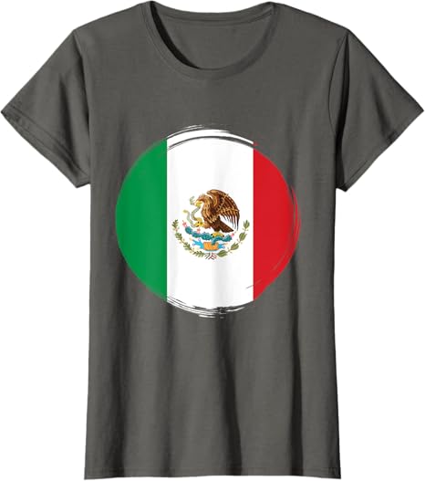 Mexico National Flag Women T-Shirt | Camiseta Con Bandera de México