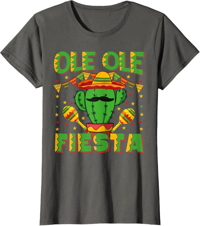 Cinco de Mayo Mexican Fiesta Women T-Shirt - Ole Ole Party Shirt