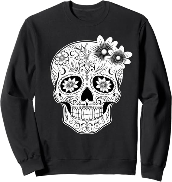 Dia De Los Muertos Mexican Skull Calaveras Sweatshirt – Festival of the Dead Apparel