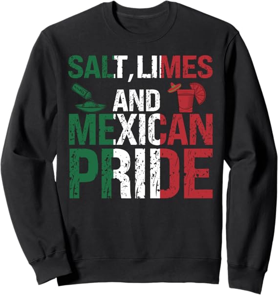 Cinco de Mayo Mexico Flag Pride Sweatshirt – Mexican Party Apparel