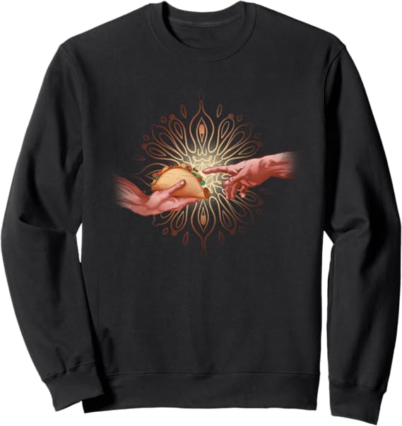 Funny Taco Creation Mexican Chicano Art Sweatshirt – Unique Design for Chicano Style Fans