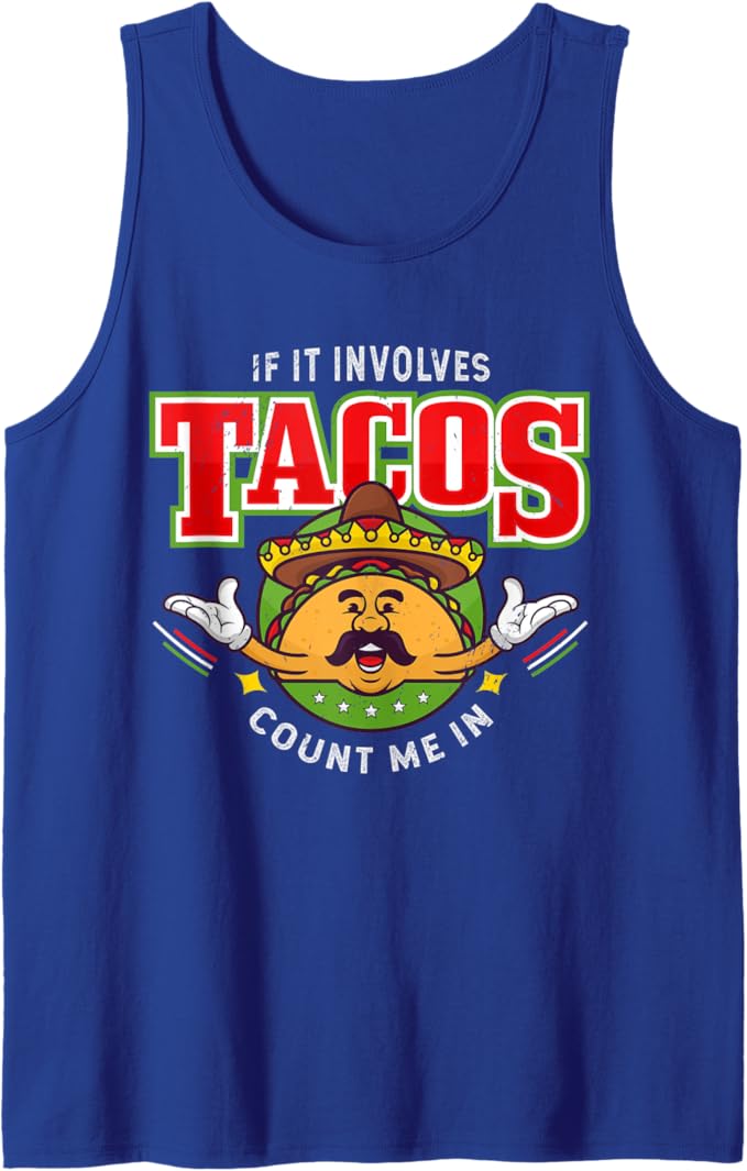 Funny Chicano Taco Men Tank Top