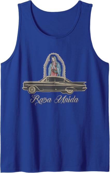 Raza Unida Chicano Lowrider Mexican Hombre Tank Top – Vintage Style T-Shirt for Men