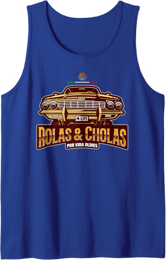 Oldies Por Vida Lowrider Hombre Men Tank Top