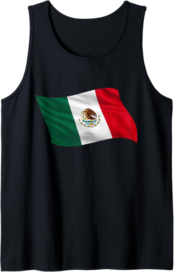 Mexico Flag Men Tank Top – Bandera Mexicana Camiseta