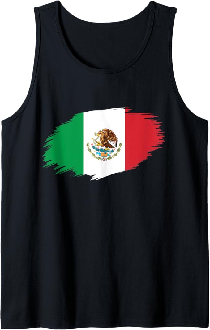 Mexico Flag Camiseta  Tank Top - Bandera Mexicana