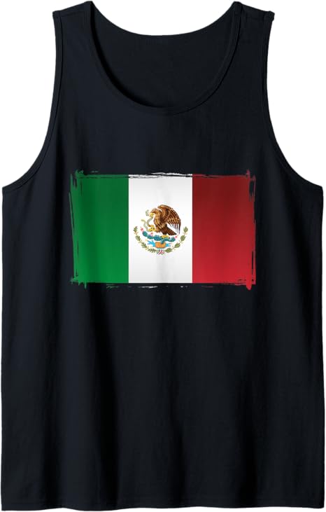 Mexico Flag Men Tank Top - Bandera de México Apparel