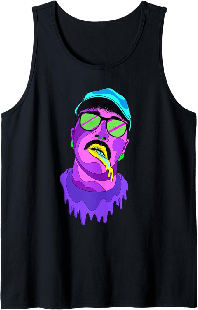 80s Chicano Retro Aesthetic Men Tank Top