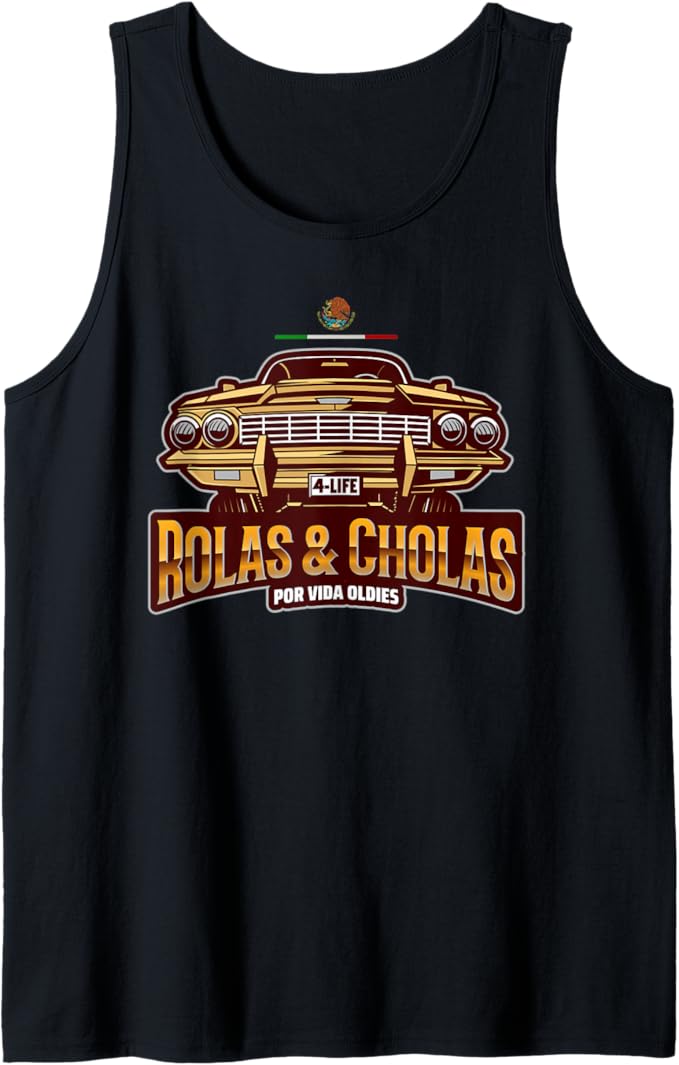 Oldies Por Vida Lowrider Hombre Men Tank Top