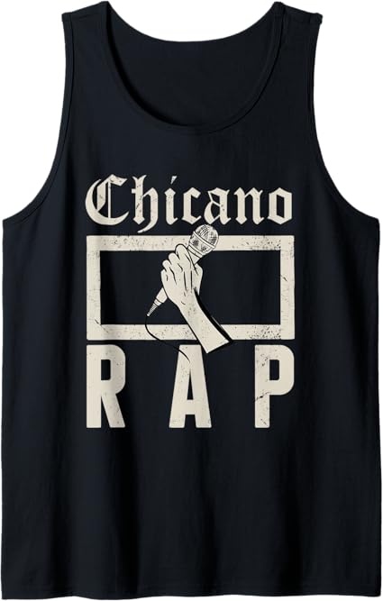 Chicano Rap Vintage Mexican Hip Hop Culture Men Tank Top | Retro Streetwear