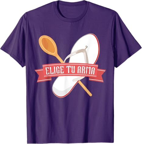 Funny Latina Chancla T-Shirt for Men – Elige Tu Arma Mexican-Inspired Design