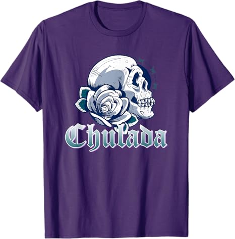 Chulada Skull Vintage Mexicana Men's T-Shirt - Unique Mexican Style Tee for Men