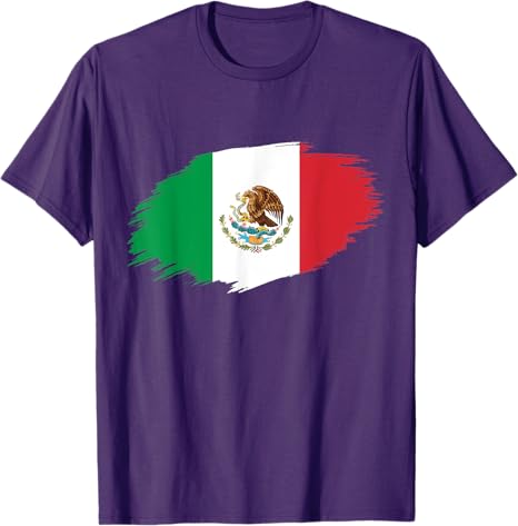 Mexico Flag Men T-Shirt | Camiseta Bandera Mexicana for Patriotic Style