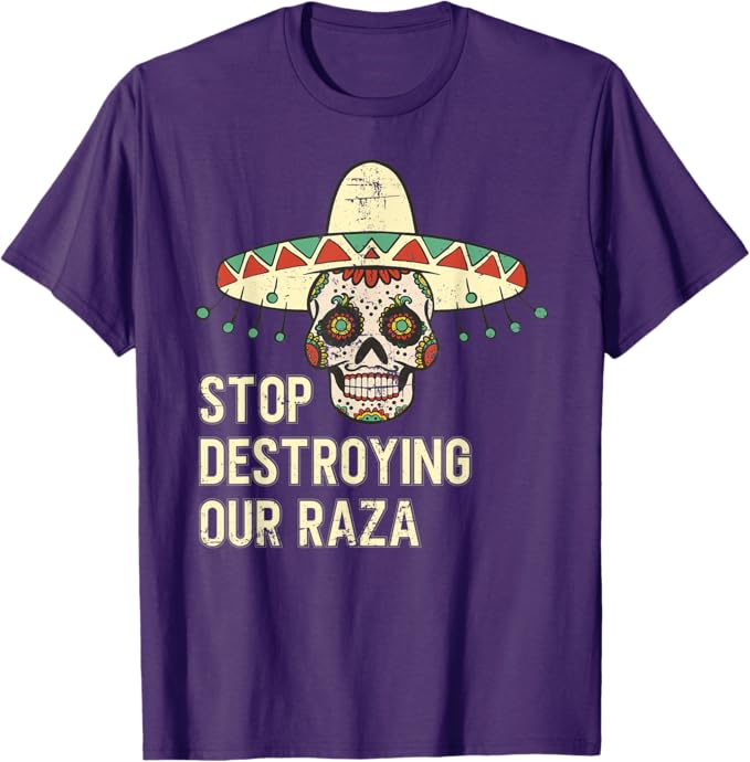 Protect Our Raza: Mexican Chicano Skull Hombre Men T-Shirt – Bold Statement Apparel