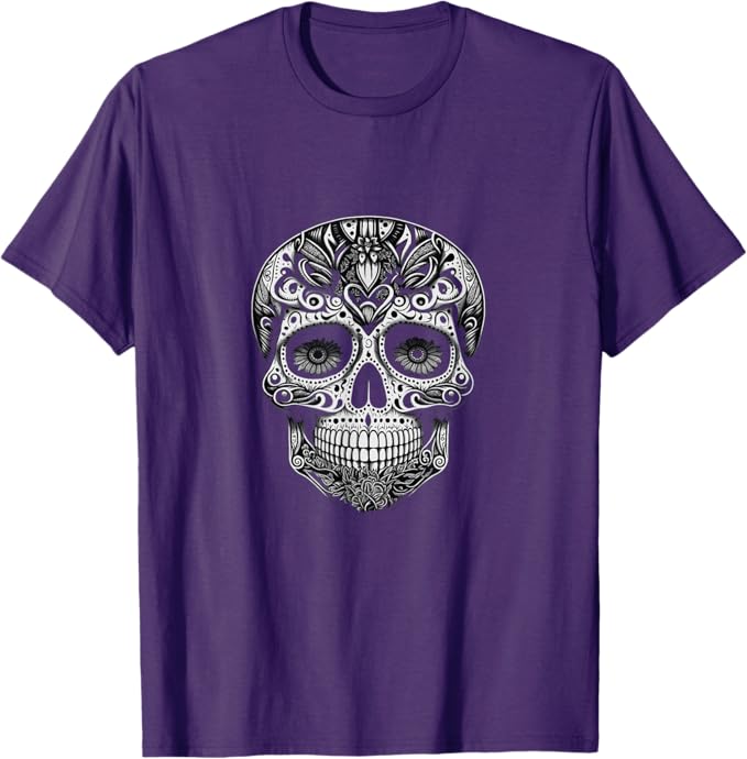 Dia de los Muertos Skull Calaveras Men T-Shirt - Day of the Dead Mexico Shirt