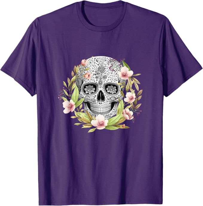 Calaveras Día de los Muertos Women T-Shirt para Hombres y Mujeres - Diseño Mexicano