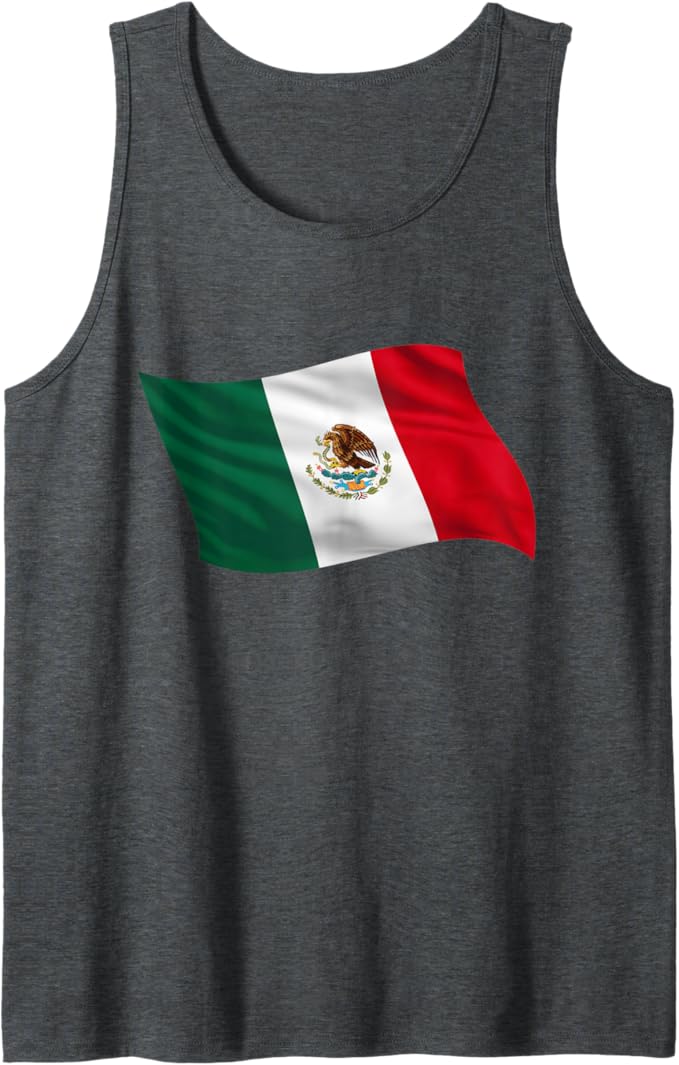 Mexico Flag Men Tank Top – Bandera Mexicana Camiseta