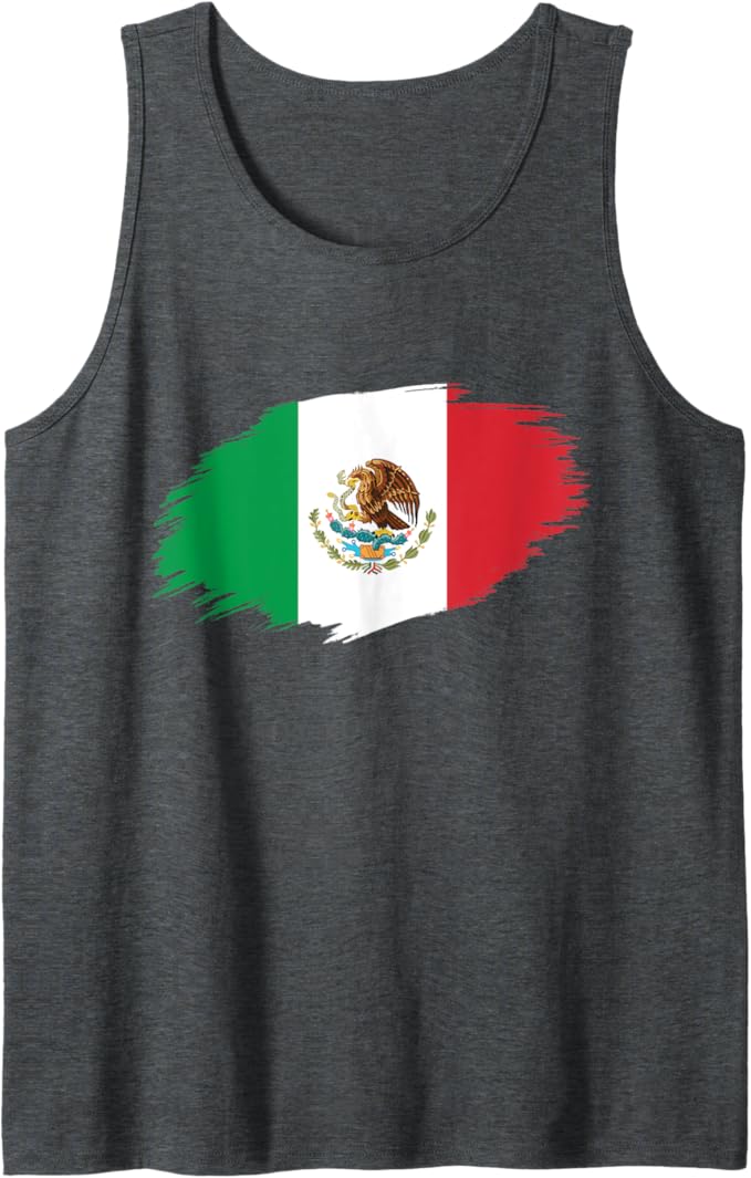 Mexico Flag Camiseta  Tank Top - Bandera Mexicana