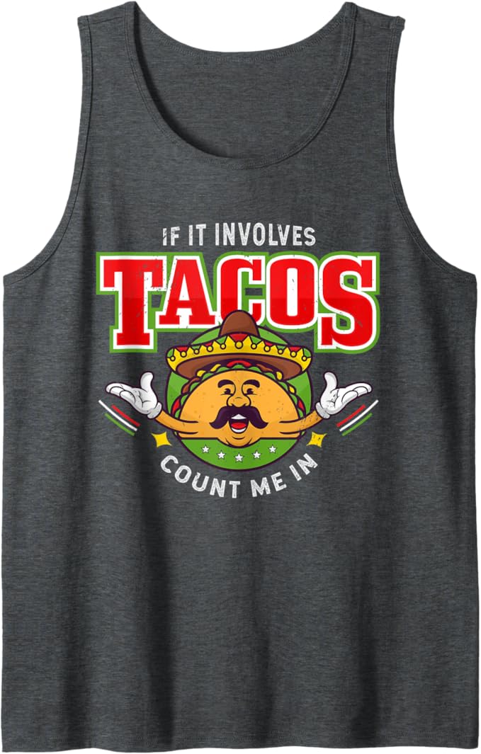 Funny Chicano Taco Men Tank Top