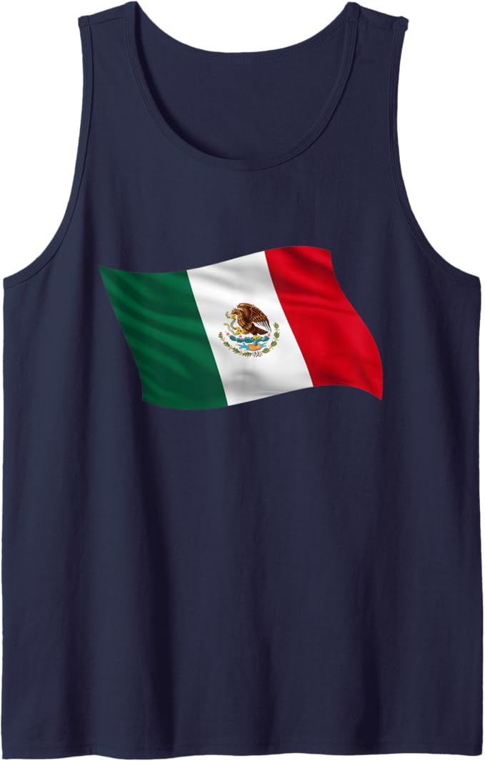 Mexico Flag Men Tank Top – Bandera Mexicana Camiseta