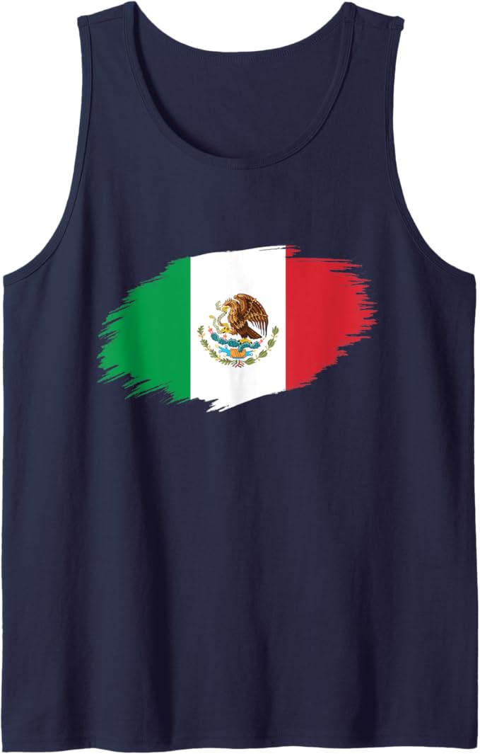Mexico Flag Camiseta  Tank Top - Bandera Mexicana