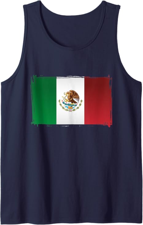 Mexico Flag Men Tank Top - Bandera de México Apparel
