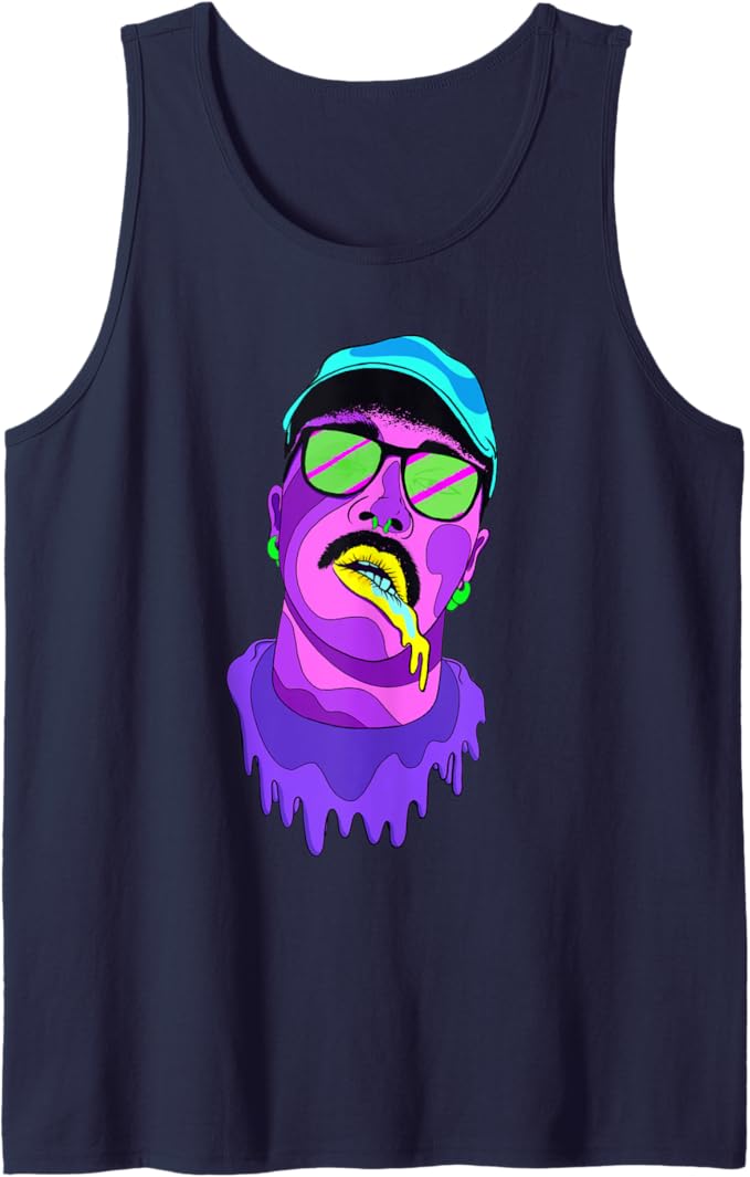80s Chicano Retro Aesthetic Men Tank Top