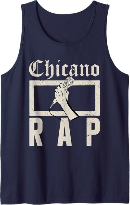 Chicano Rap Vintage Mexican Hip Hop Culture Men Tank Top | Retro Streetwear