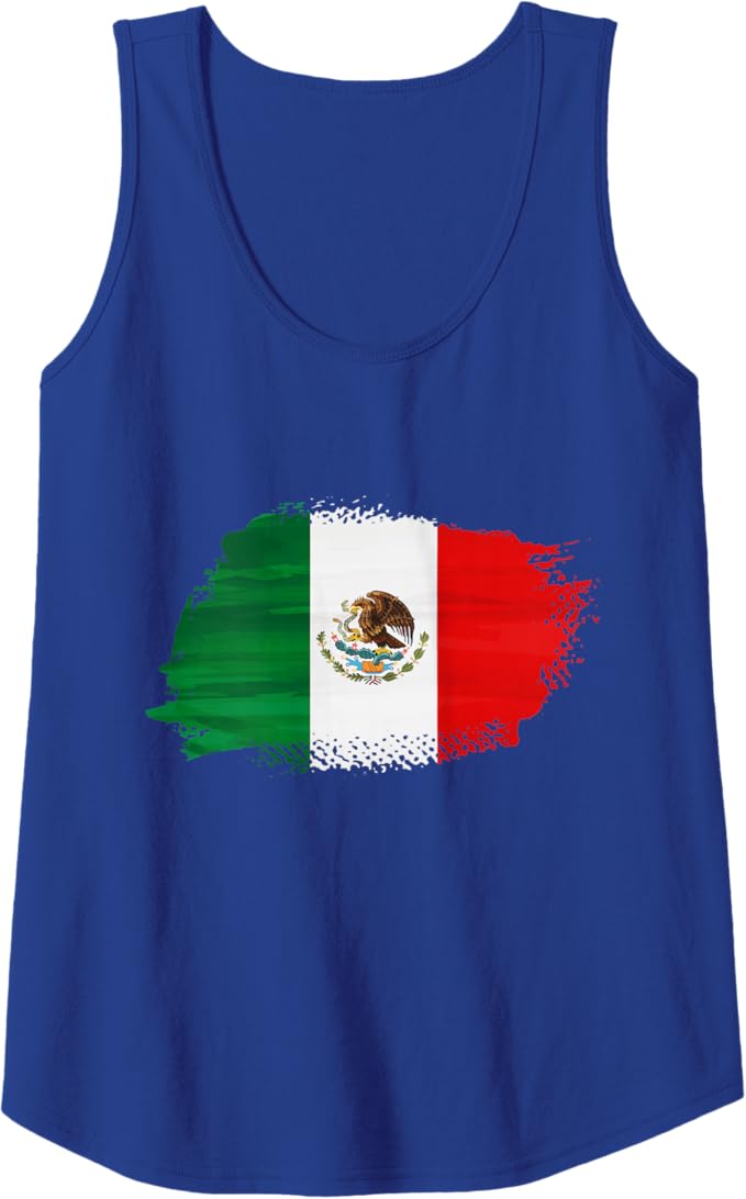 Mexico Bandera Women Tank Top - Mexican Flag Design