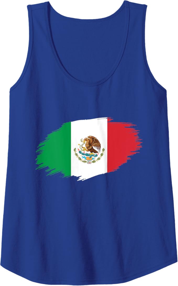 Mexico Flag Camiseta Women Tank Top - Bandera Mexicana Design