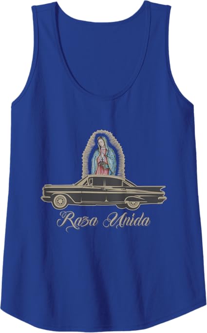 Raza Unida Chicano Lowrider Mexican Hombre Tank Top – Vintage Style T-Shirt for Women