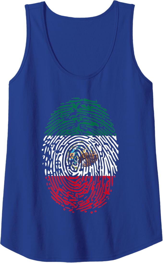 Mexico DNA Flag Women Tank Top - Vintage Mexican Flag Pride Design