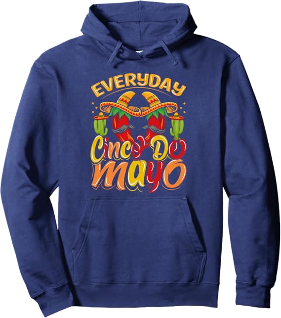 Cinco de Mayo Mexican Party Pullover Hoodie - Everyday Comfort & Style