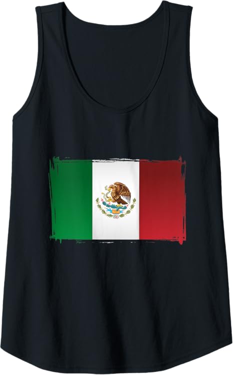 Mexico Flag Women Tank Top - Bandera de México Apparel