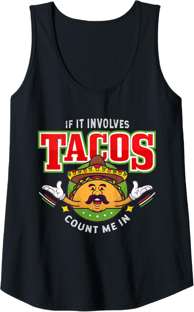Funny Chicano Taco Women Tank Top