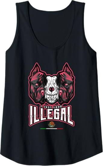 Chicano Women Tank Top with Creepy Mexican Dog Skull Design – Bold & Unique