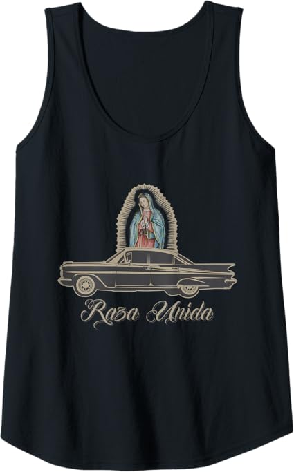 Raza Unida Chicano Lowrider Mexican Hombre Tank Top – Vintage Style T-Shirt for Women