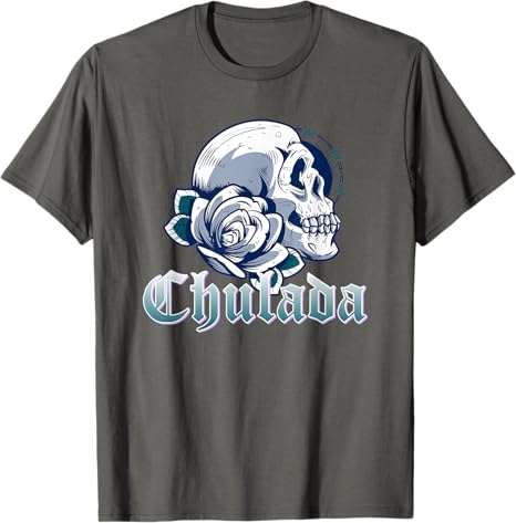 Chulada Skull Vintage Mexicana Men's T-Shirt - Unique Mexican Style Tee for Men