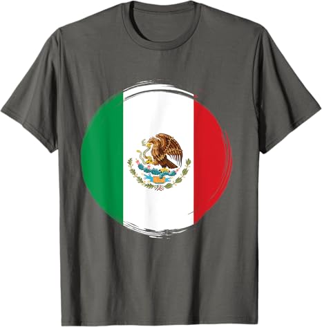 Mexico National Flag Men T-Shirt | Camiseta Con Bandera de México