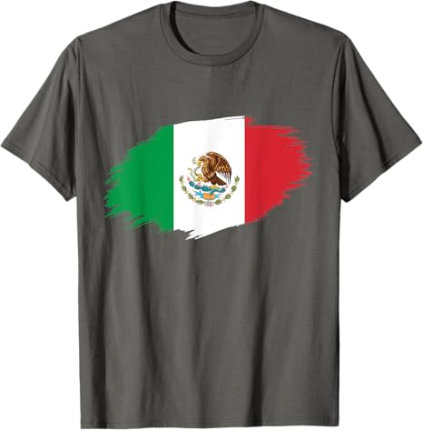 Mexico Flag Men T-Shirt | Camiseta Bandera Mexicana for Patriotic Style
