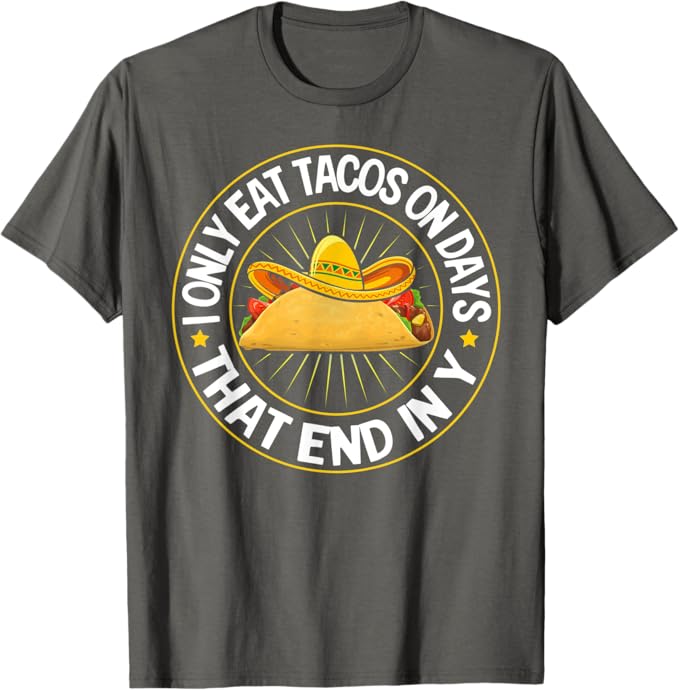 Cinco de Mayo Mexican Party Tacos Men T-Shirt - Perfect for Celebrations