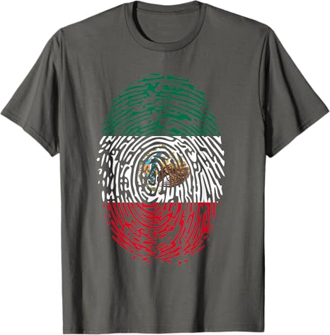Vintage Mexico DNA Flag Men T-Shirt - Mexican Pride Shirt