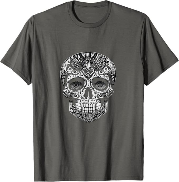 Dia de los Muertos Skull Calaveras Men T-Shirt - Day of the Dead Mexico Shirt